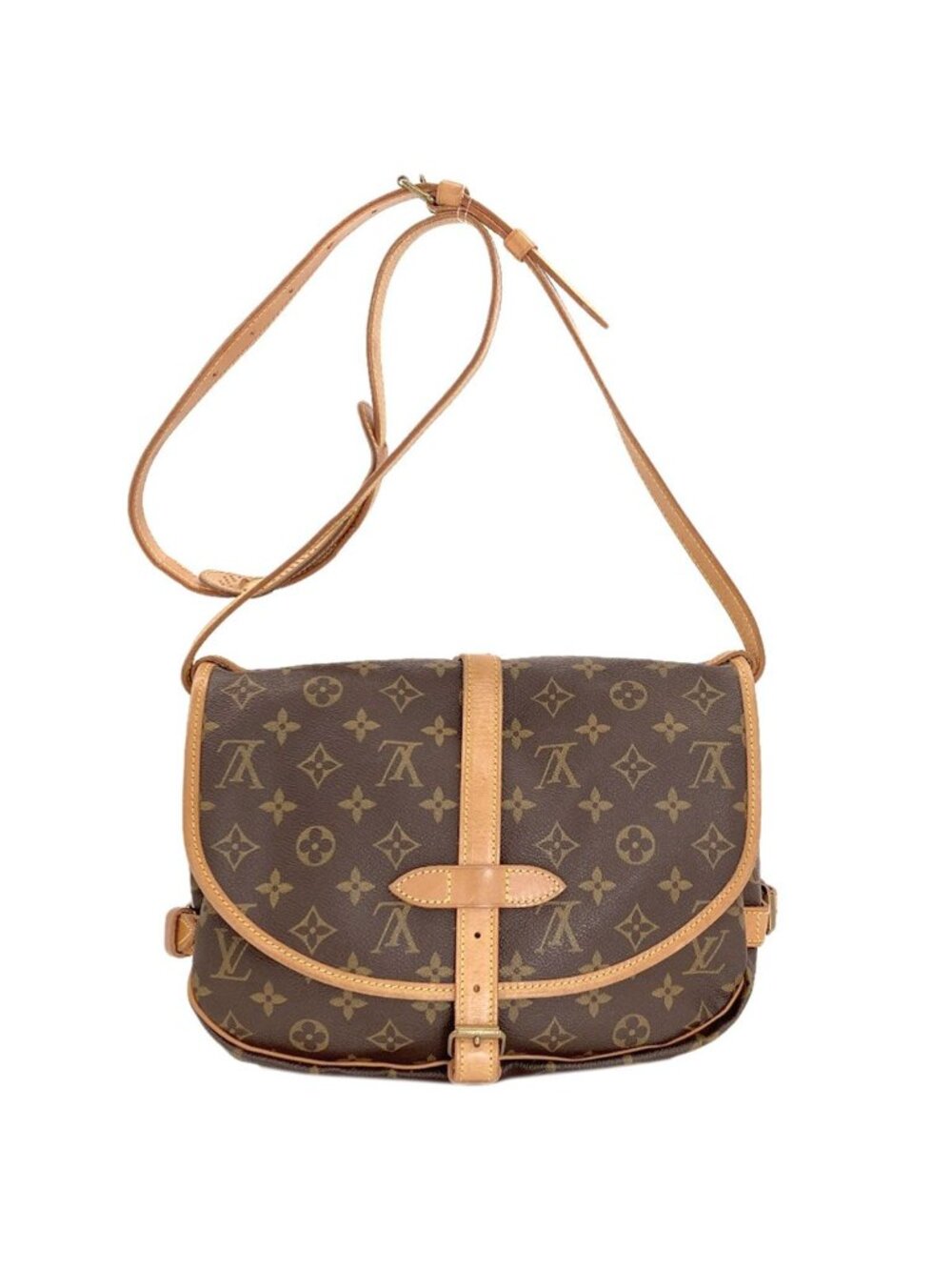 Louis Vuitton Saumur 30 Shoulder Bag Monogram Canvas - Picture 2 of 15